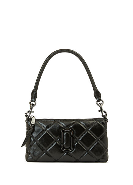 Snapshot Siyah Kadın Deri Omuz Çantası