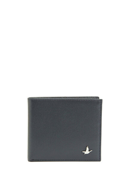 Navy Blue Men's Napa Leather Wallet