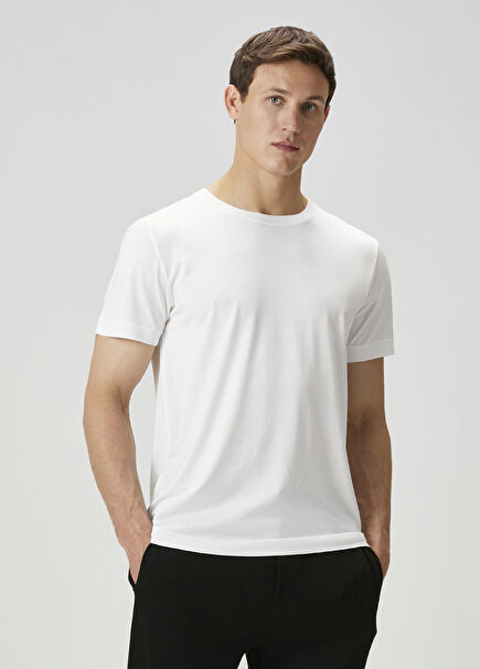 3-Piece White T-Shirt Set