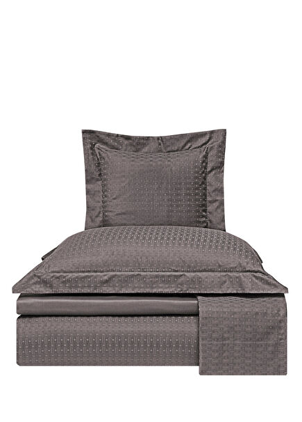 Cole Antrasit Pamuklu Jakar King Size Nevresim Takımı 240 x 220 cm