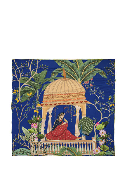 Silk Scarf Jasmine Night