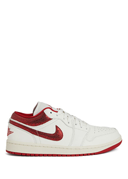 Air Jordan 1 Low Beyaz Kadın Deri Sneaker