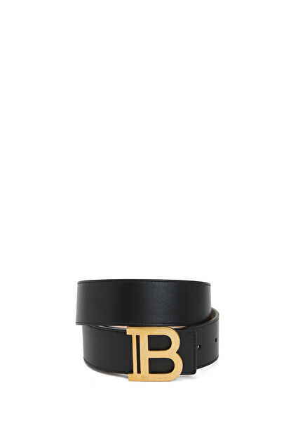 Black Women's Leather Belt