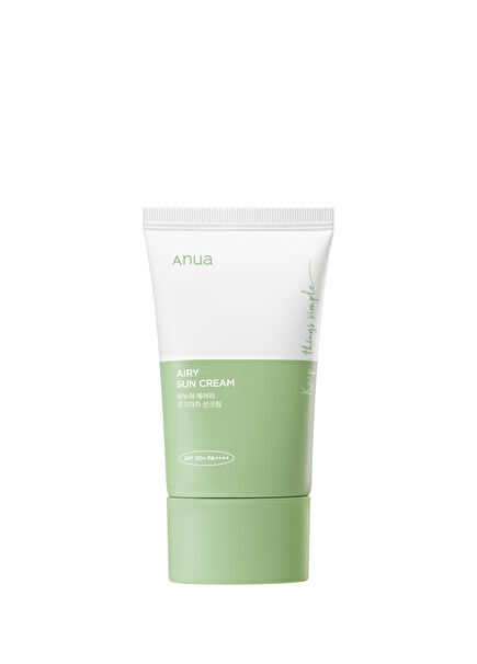 Airy Sun Cream SPF50+ PA++++ Anti-Powder Sunscreen with Centella and Mugwort Extract 50ml