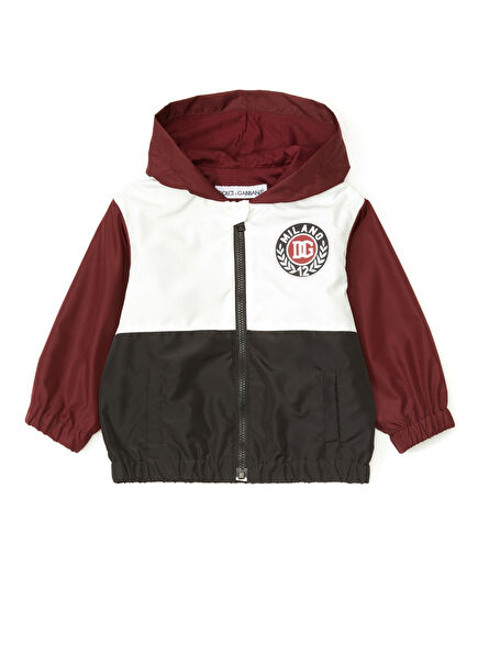 Multicolored Contrast Baby Boy Jacket