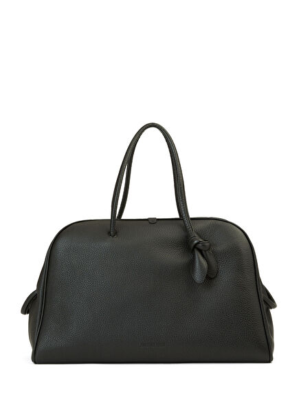 Black Men's Leather Bag