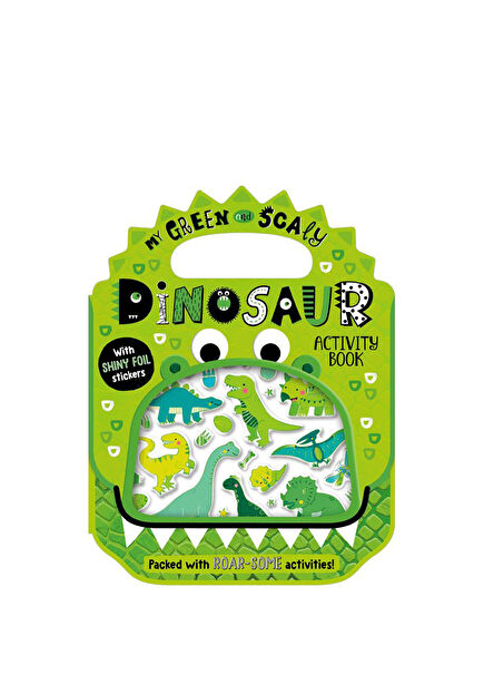 Shiny Stickers My Green And Scaly Dinosaur Activity Book Children's Foreign Language Activity Book