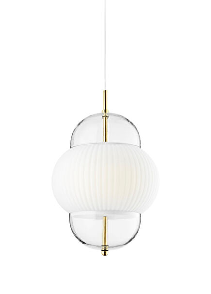 Shahin XL White Glass Pendant Chandelier