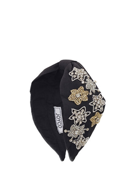 Stella Black Beaded Women's Tiara