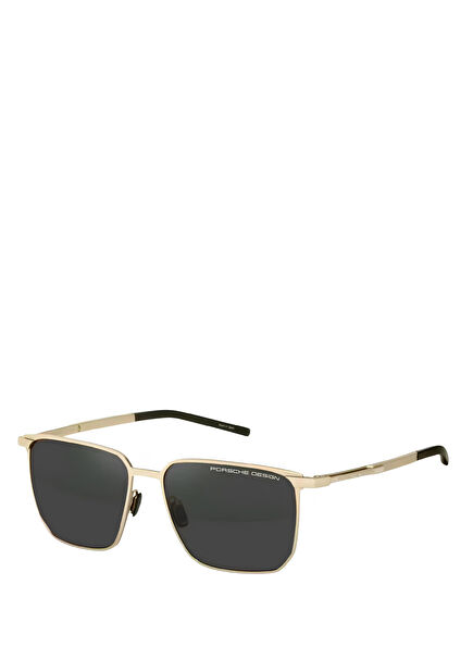 P8976 - B Gold Metal Men's Sunglasses