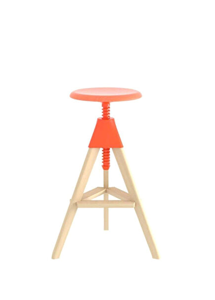 Tom Orange Bar Stool