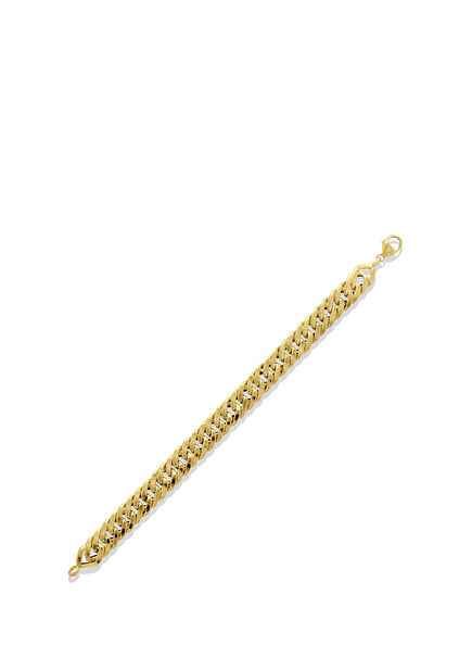 Hallow Zincir 14 Ayar Altın Kadın Bileklik