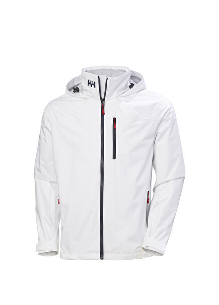 Crew Hooded 2.0 White Kapüşonlu Erkek Spor Ceket