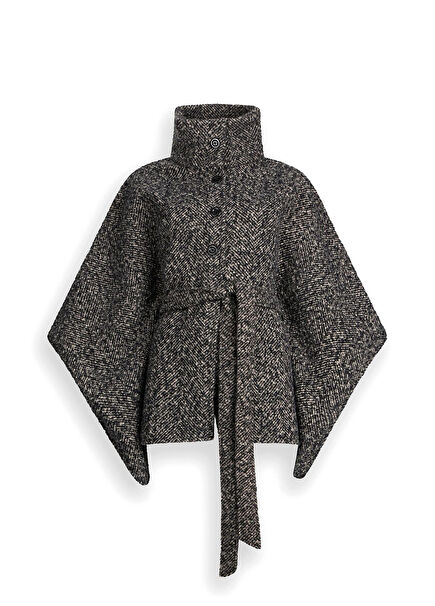 Kemerli Kadın Panço