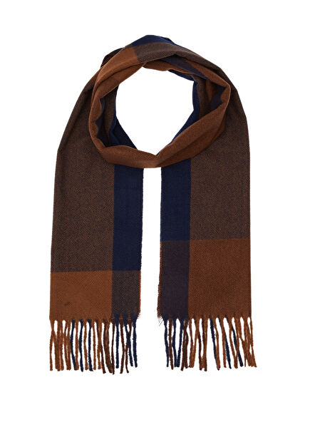 Kahverengi Erkek Recycled Polyester Atkı