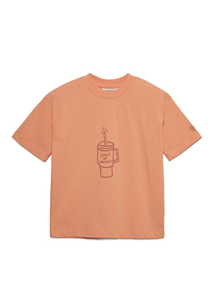 Nº02 Salmon Kids Organic Cotton T-Shirt