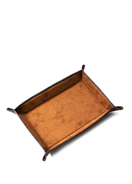 Tobacco Leather Handmade Luxury Tray
