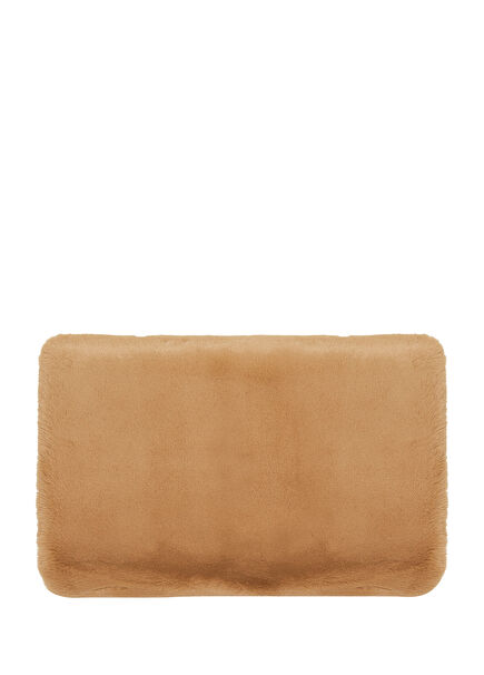 Brown Faux Fur Throw Blanket 140x170 cm