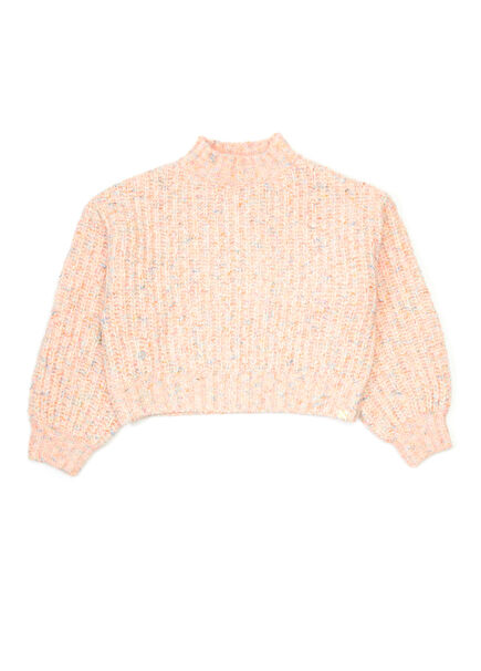 Şeftali Kız Çocuk Kazak