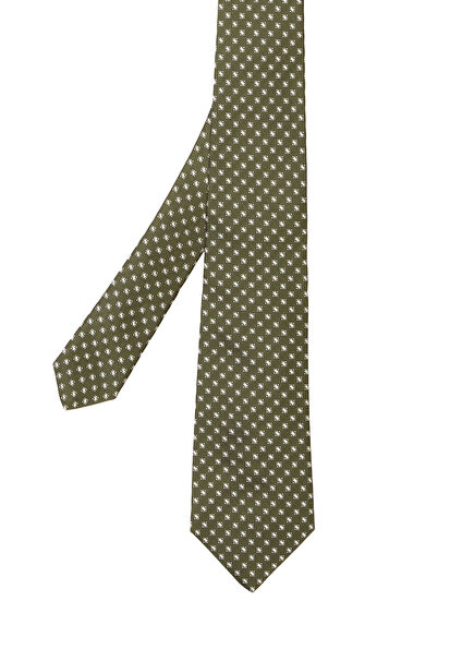Khaki Silk Tie