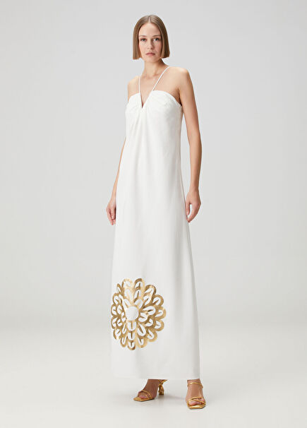 Galatea White Maxi Dress