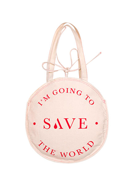 STW Red Canvas Unisex Shoulder Bag