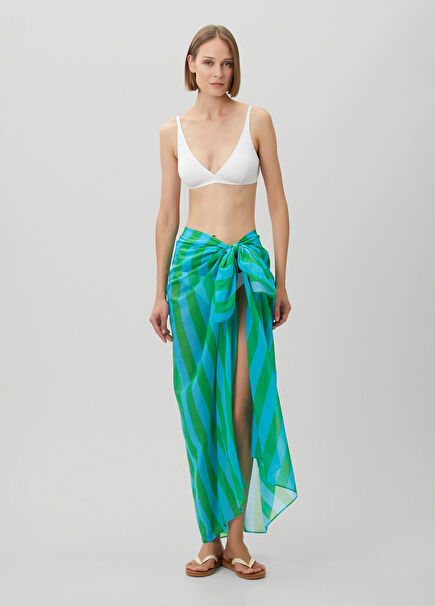 Thai Green Striped Pareo