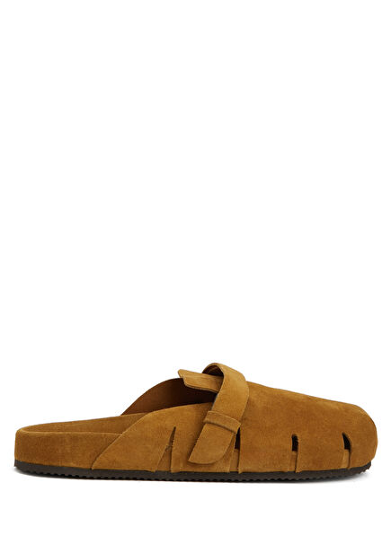 Atlas Mustard Men's Suede Slippers