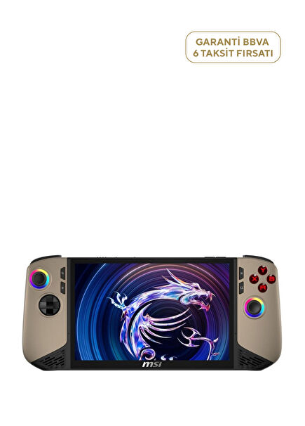 MSI CLAW 8 AI+ A2VM-036TR ULTRA 7 258V 32GB LPDDR5X UMA 1TB SSD 8.0 FHD+ 120Hz Windows 11 Home Game Console