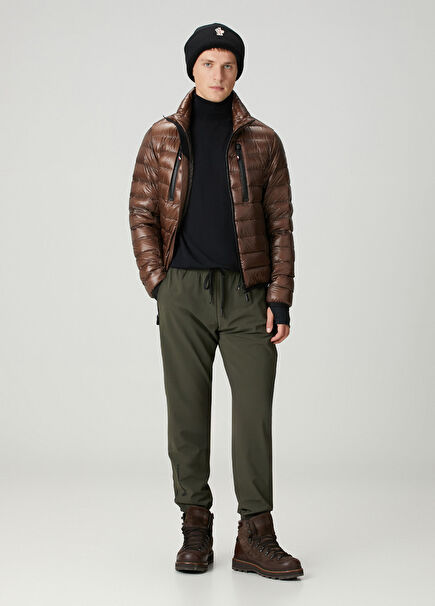 Haki Beli Kordonlu Eşofman Altı