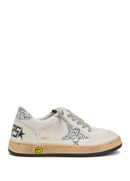 Ball Star White Unisex Leather Sneakers