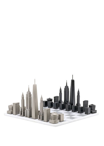 New York Paslanmaz Çelik Satranç Takımı