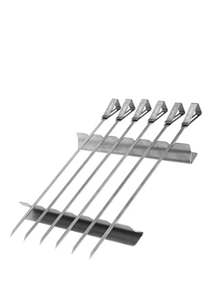 Steel Barbecue Skewer Set