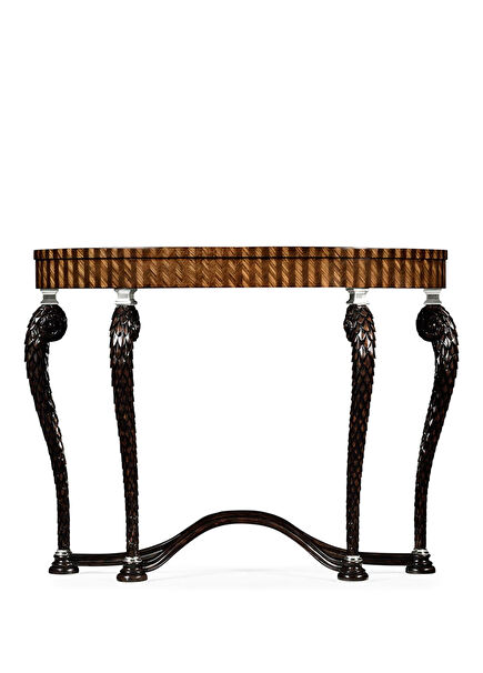 Modern Icarus Brown Wooden Console