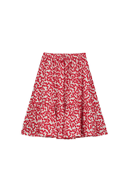 Sofia Multicolored Girls Organic Cotton Skirt