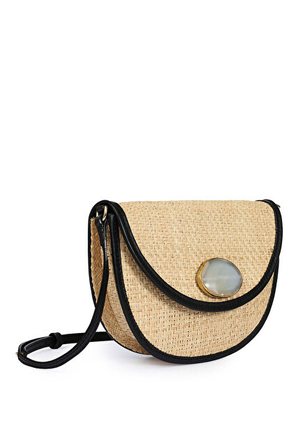 Ada Crossbody Naturel Kadın Omuz Çantası
