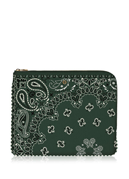 Brera Dream Bandana Green Women's Laptop Case