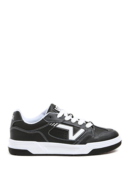 Upland Black White Women's Leather Sneakers