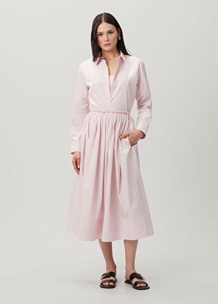 Pembe Midi Etek
