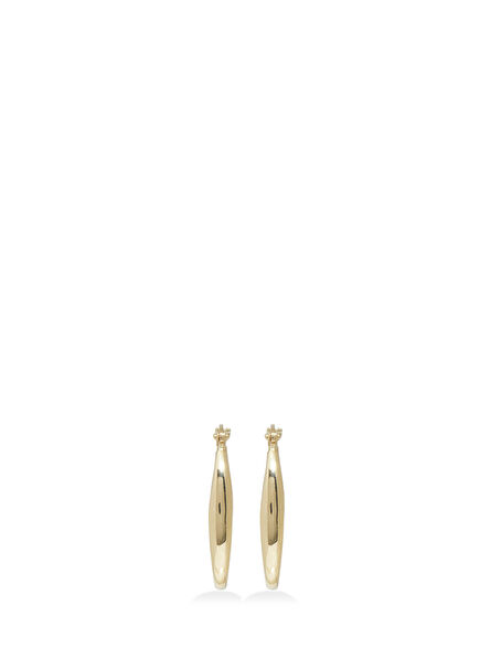Women's Gold Earrings With Geometric Form