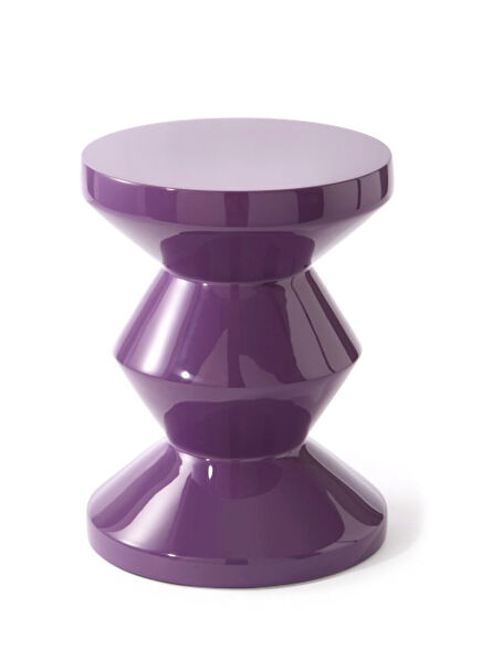 Zig Zag Purple Stool