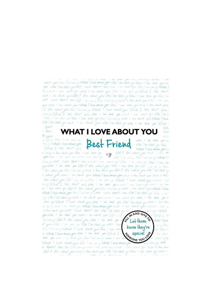What I Love About You: Best Friend Çocuk Yabancı Dil Kitabı