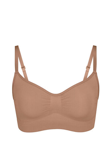 Seamless Sculpt Beige Bralette