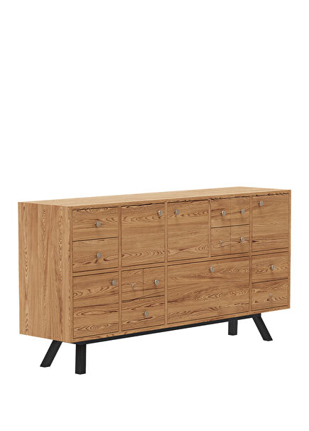 Sandık Keten Yağlı Meşe Büfe