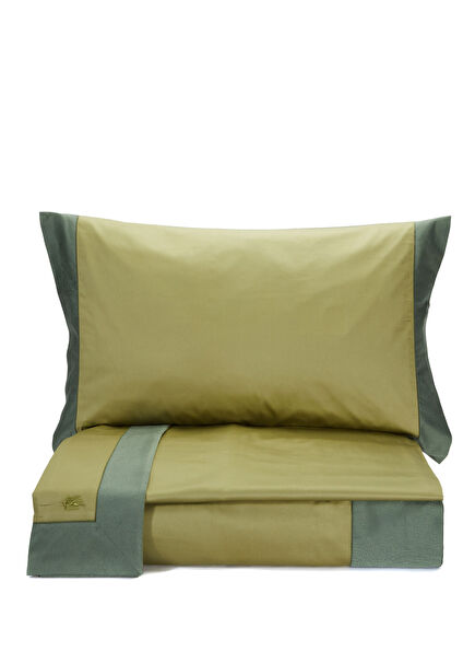 New Rene Green Grey Double Duvet Cover Set