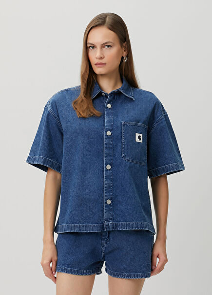 Lolivia Blue Denim Shirt