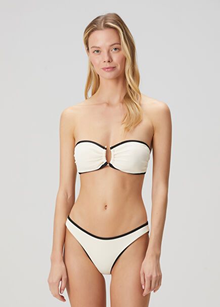 Ecru Bikini Top