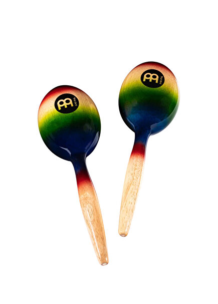 MWM1MC Multi Color Pair Wood Marakas