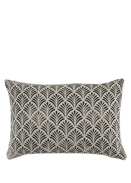 Sumer Desenli Antrasit Yastık Kılıfı 40x60 cm