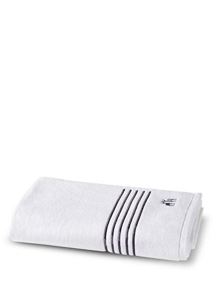 Neema Stripe White Bath Towel 90x160 cm
